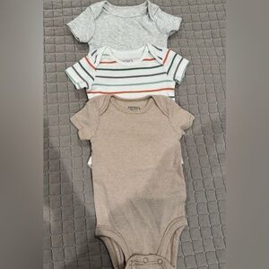 Carter's Multicolor Striped Short Sleeve Tees